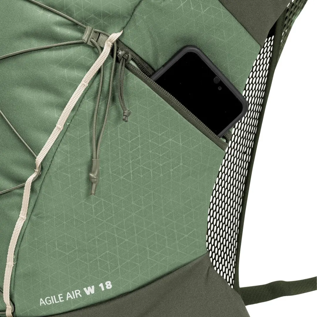 Vaude Women's Agile Air 18 Rugzak 18L - Willow Green - afbeelding 3 van 6