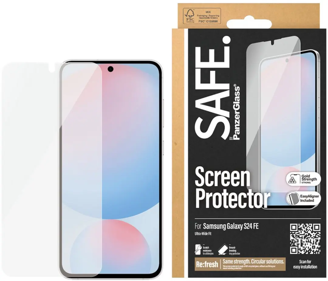 PanzerGlass SAFE95976 Screenprotector - Samsung Galaxy S23 FE - afbeelding 4 van 6