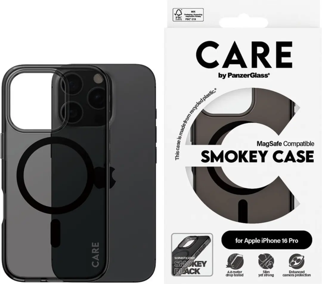 PanzerGlass Flagship Case 1350 iPhone 16 Pro - Zwart MagSafe - afbeelding 3 van 6