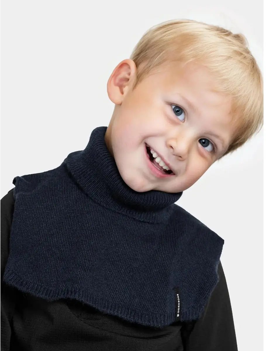 Didriksons Delfinen Kinder Sjaal - Marine - afbeelding 2 van 2