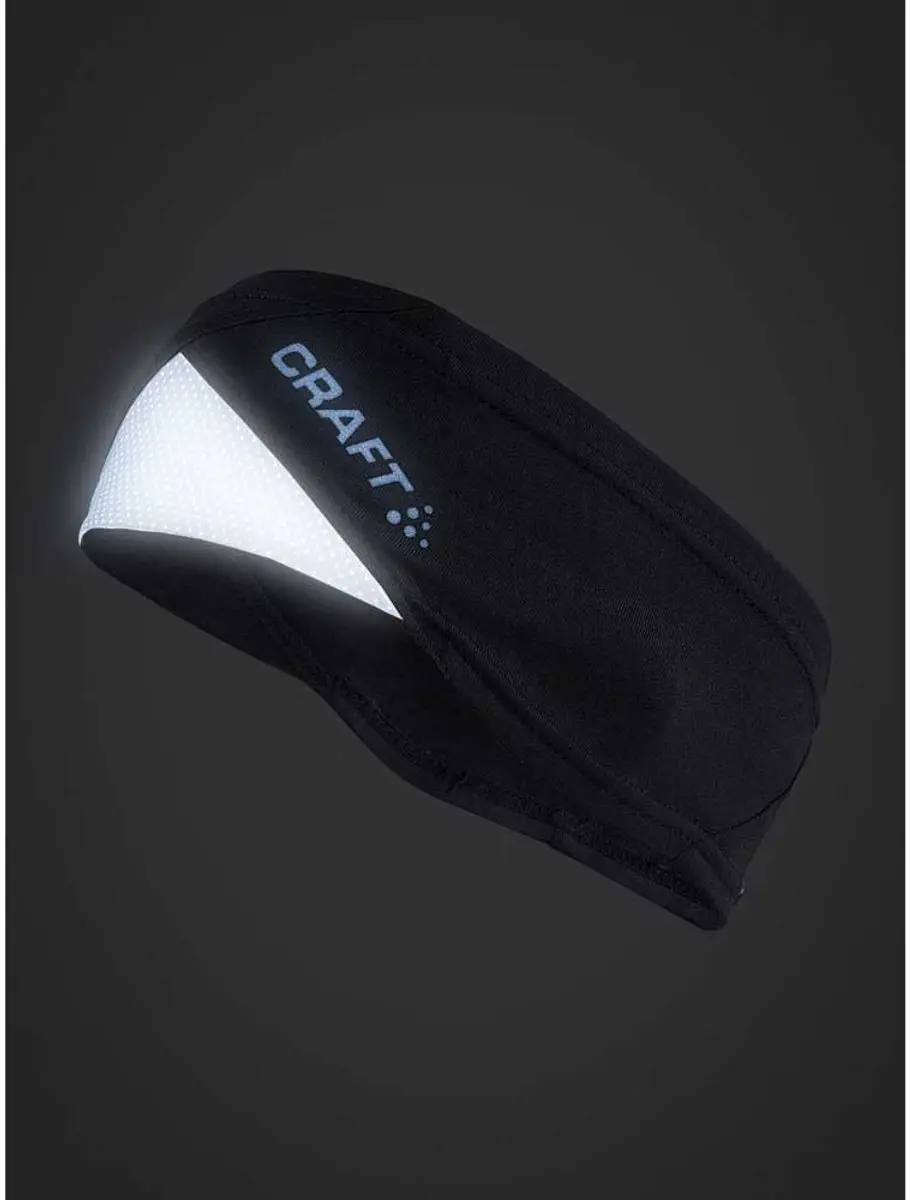 Craft Adv Lumen Fleece Hoofdband - Zwart - afbeelding 2 van 2