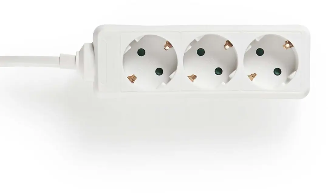Nedis Stekkerdoos Type F 3-wegs 3m