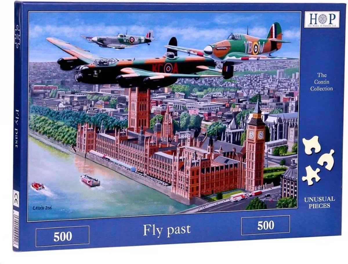House Of Puzzles Fly Past Puzzel 500 Stuks