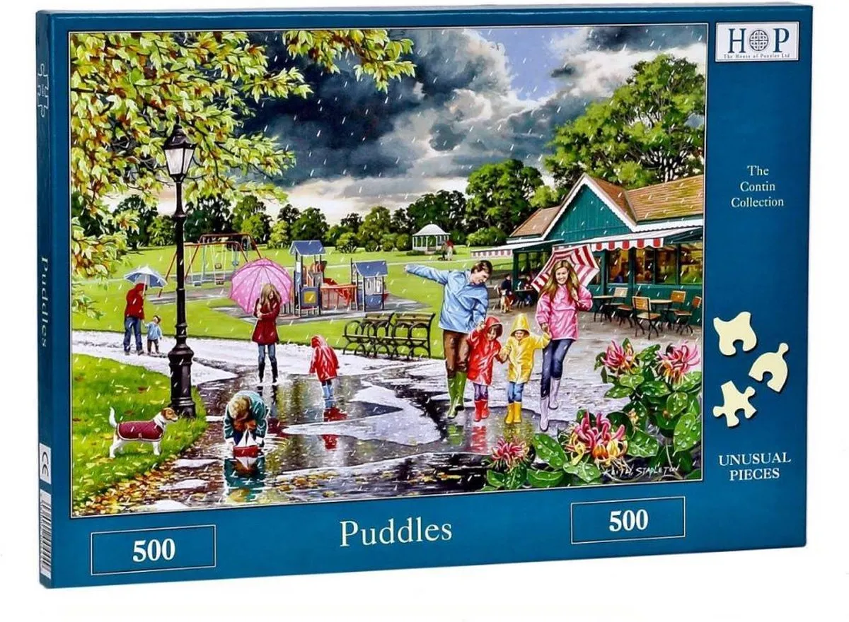 House Of Puzzles Puddles Puzzel 500 Stuks