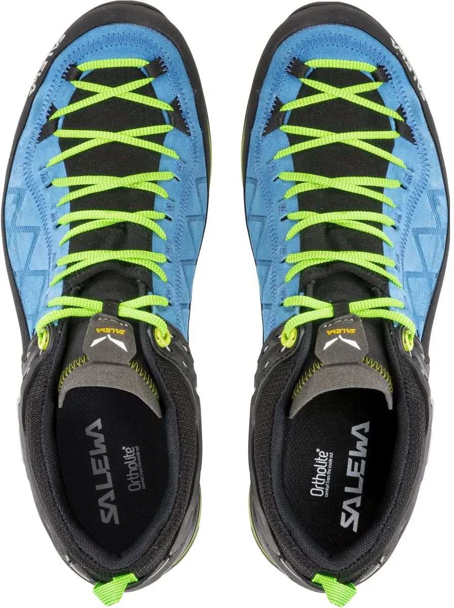 Salewa Mountain Trainer 2 Schoenen 44 - Groen/Zwart/Blauw - afbeelding 2 van 6