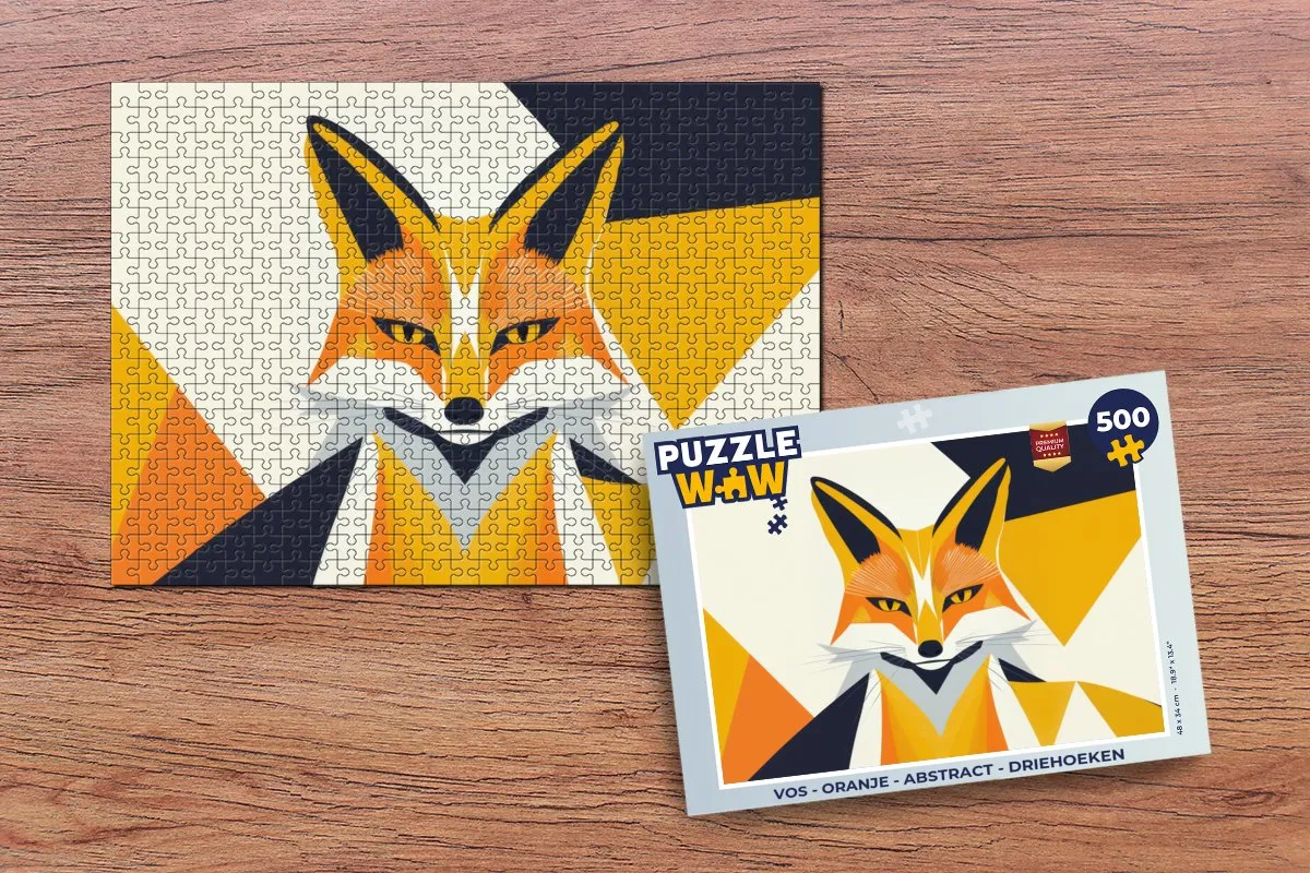 PuzzleWow Vos Abstract Legpuzzel 500 Stuks - MPN 8721406842873