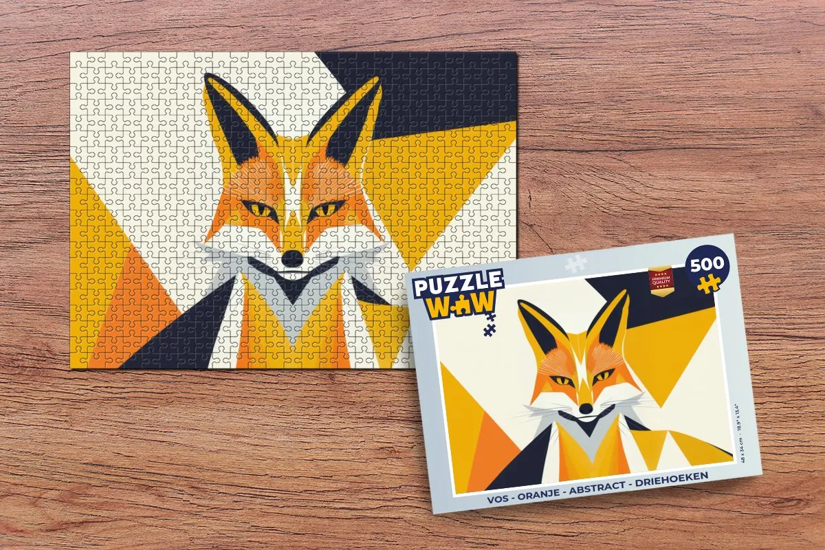 PuzzleWow Vos Abstract Legpuzzel 500 Stuks - MPN 8721406842873