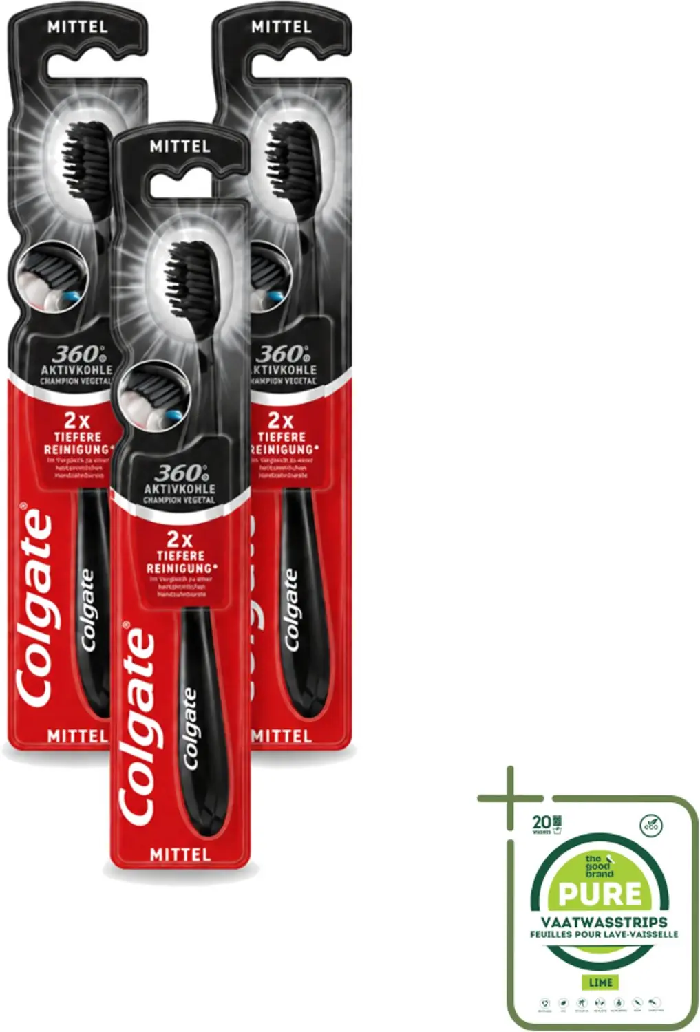 3 x Colgate