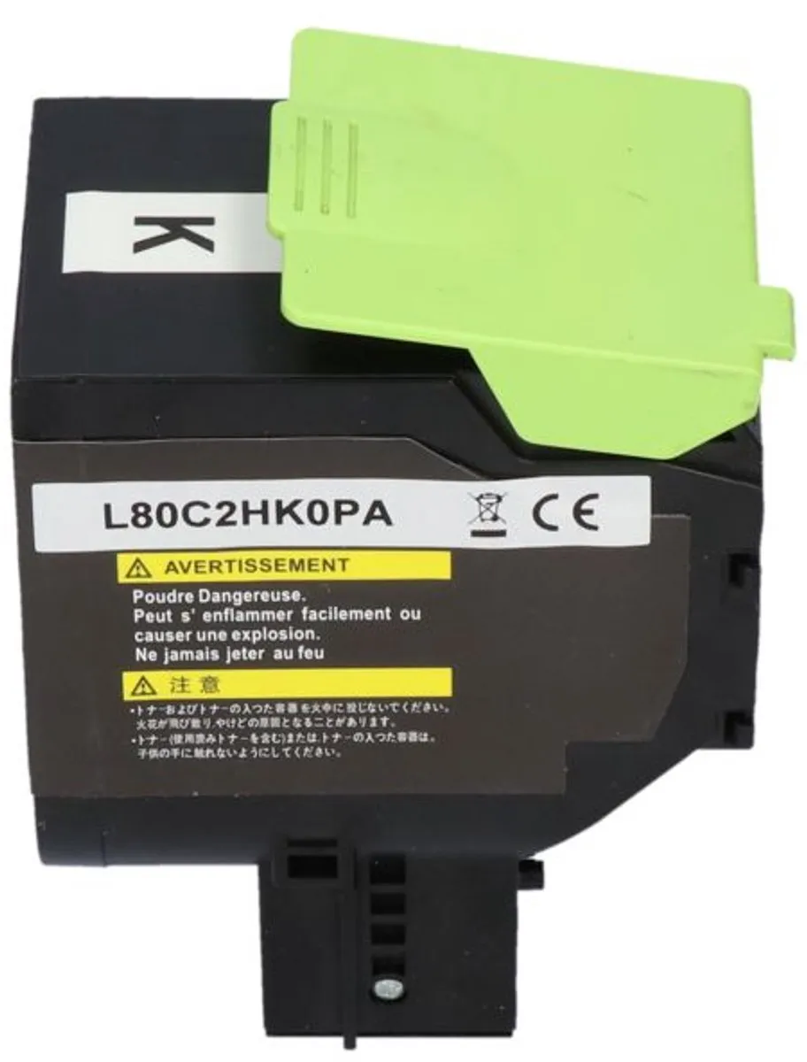 PrintAbout Lexmark 80C2HK0 Toner Zwart - 4.400 Stuks