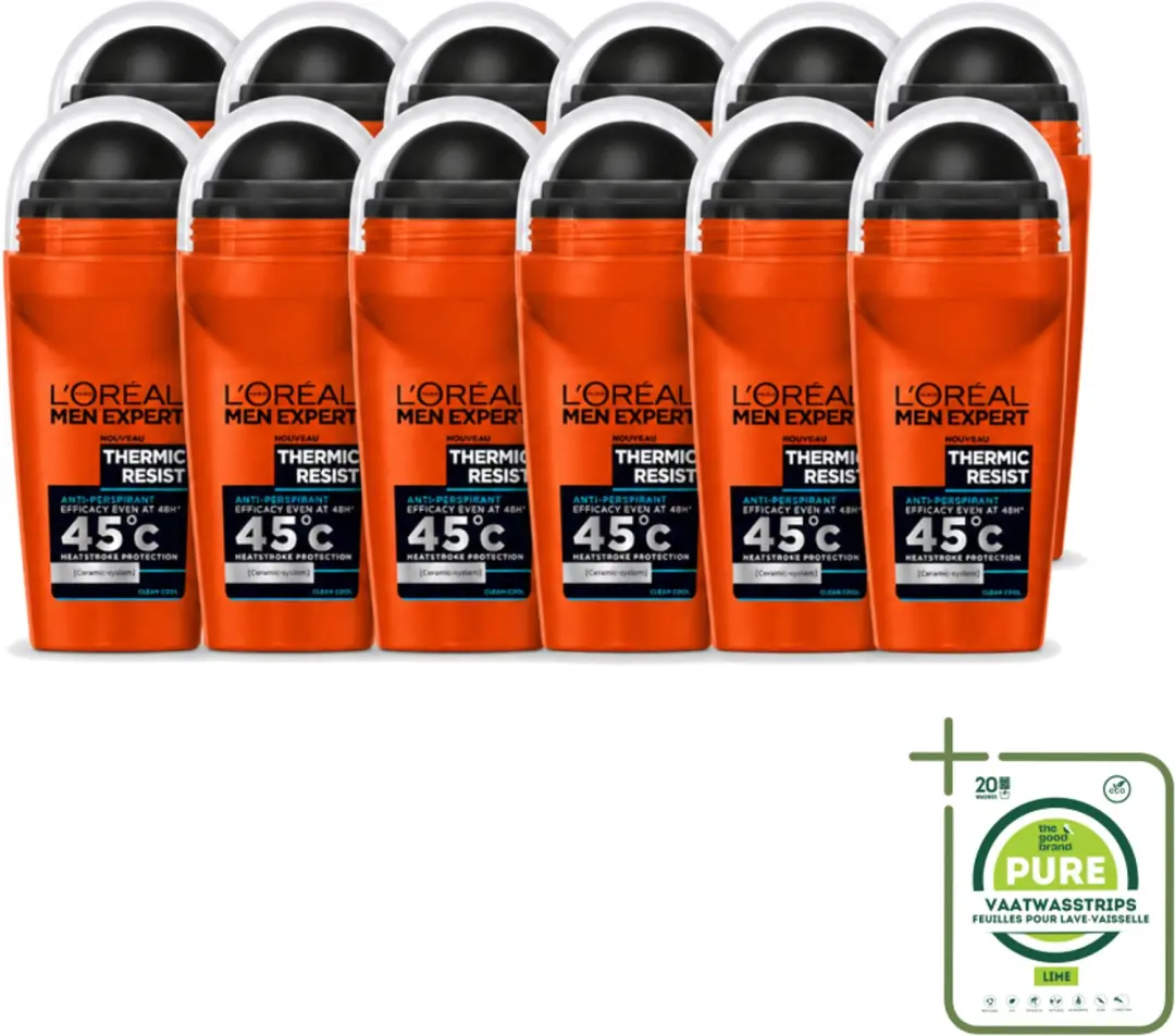 12 x L'Oréal Paris Men Expert Thermic Resist