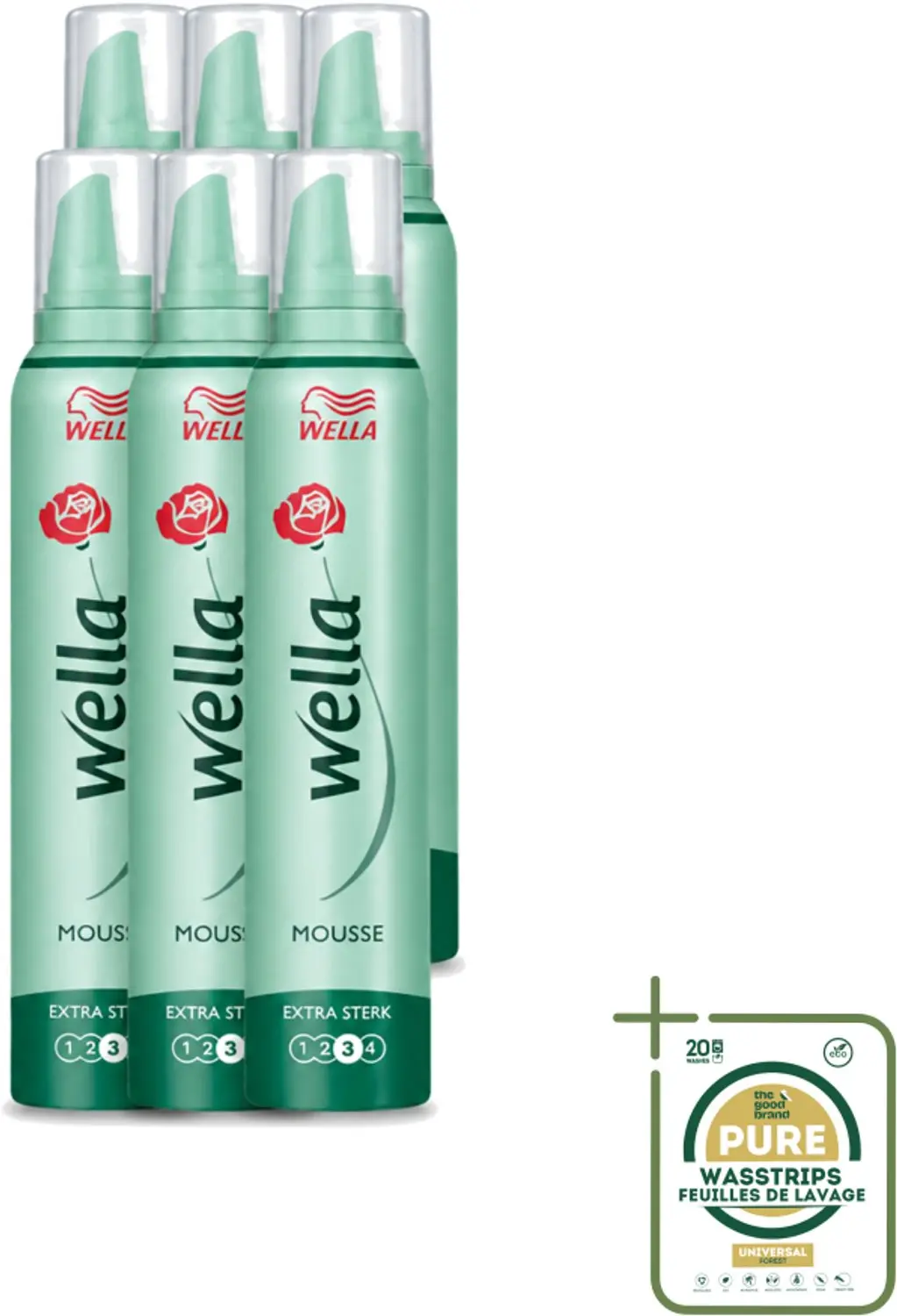6 x Wella Forte Mousse Extra Strong