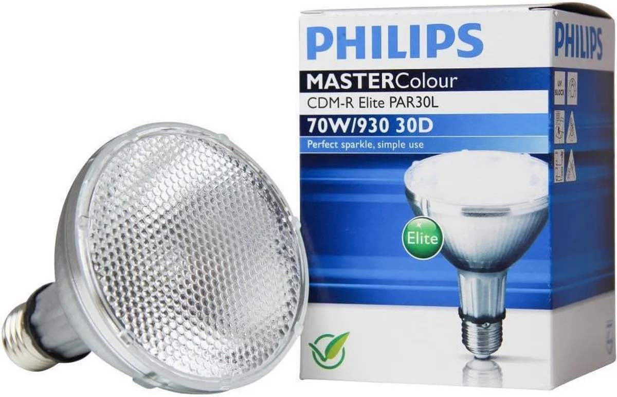 Philips MASTERColour E27 CDM-R Elite PAR30L 70W - Warm Wit