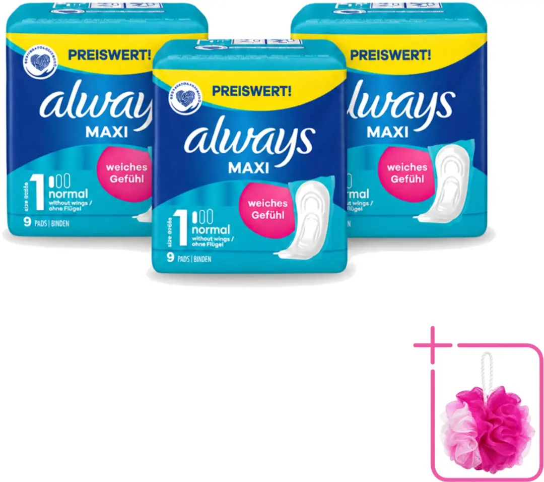 3 x Always Maxi
