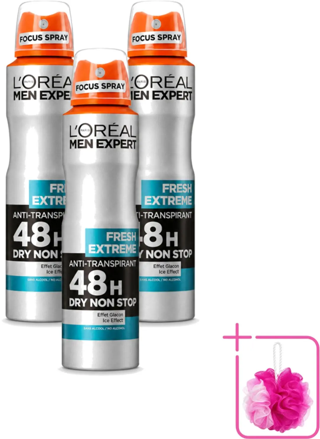 3 x L'Oréal Paris Men Expert Fresh Extreme