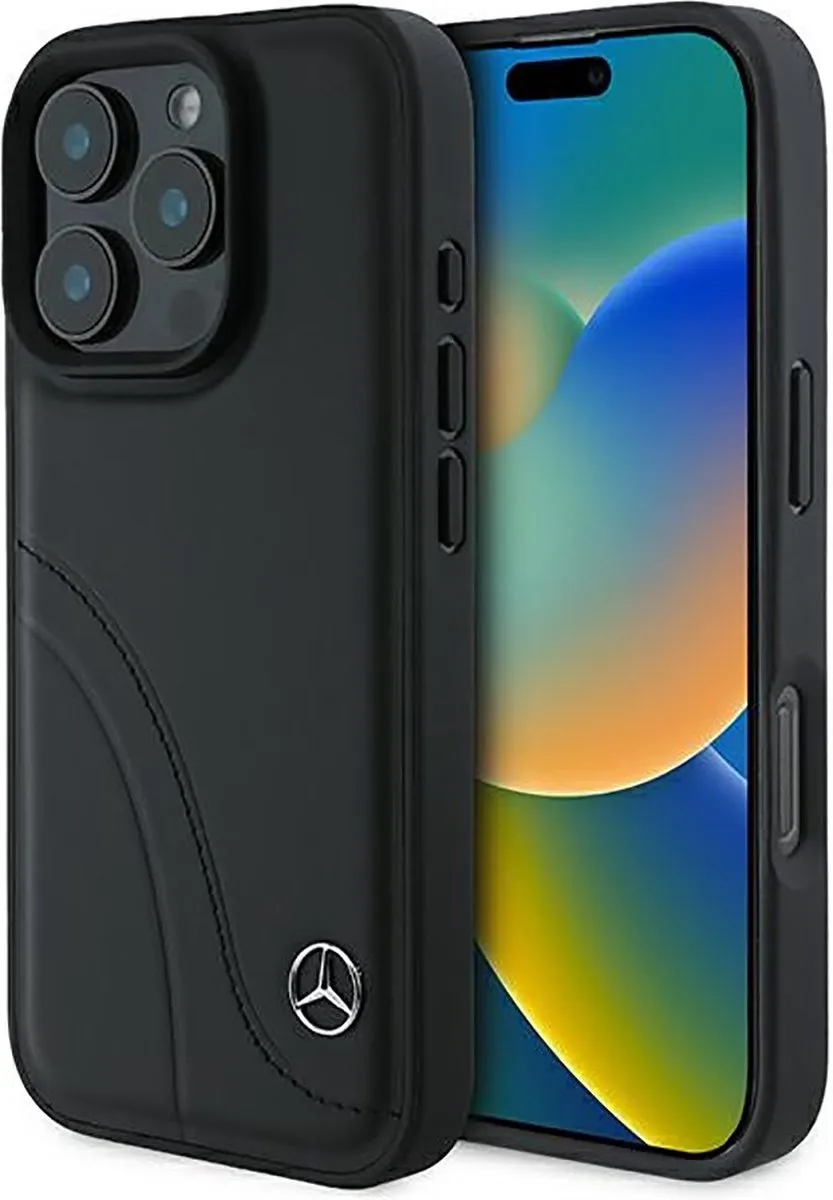 Mercedes-Benz Backcase Hoesje iPhone 16 Pro Max - Effen Zwart