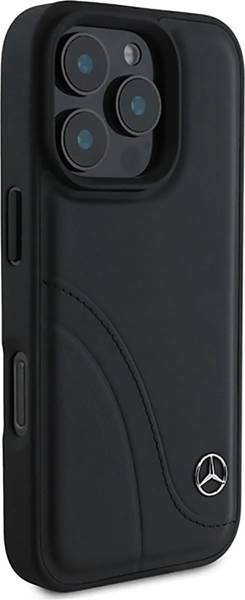 Mercedes-Benz Backcase Hoesje iPhone 16 Pro Max - Effen Zwart