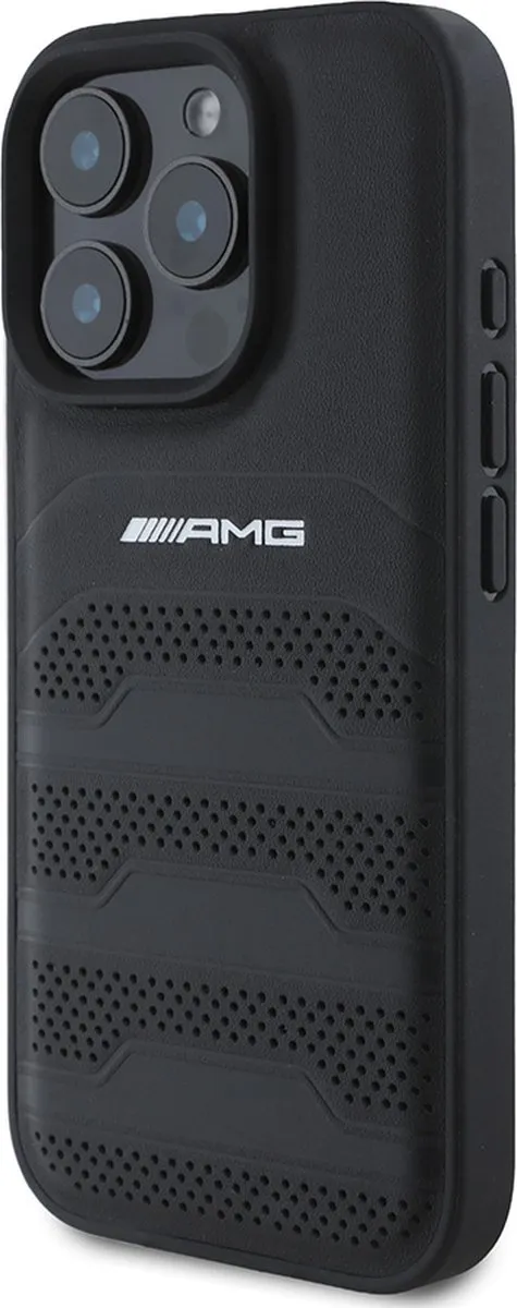 Mercedes-Benz Backcase Hoesje iPhone 16 Pro Max - Effen Zwart - afbeelding 6 van 6