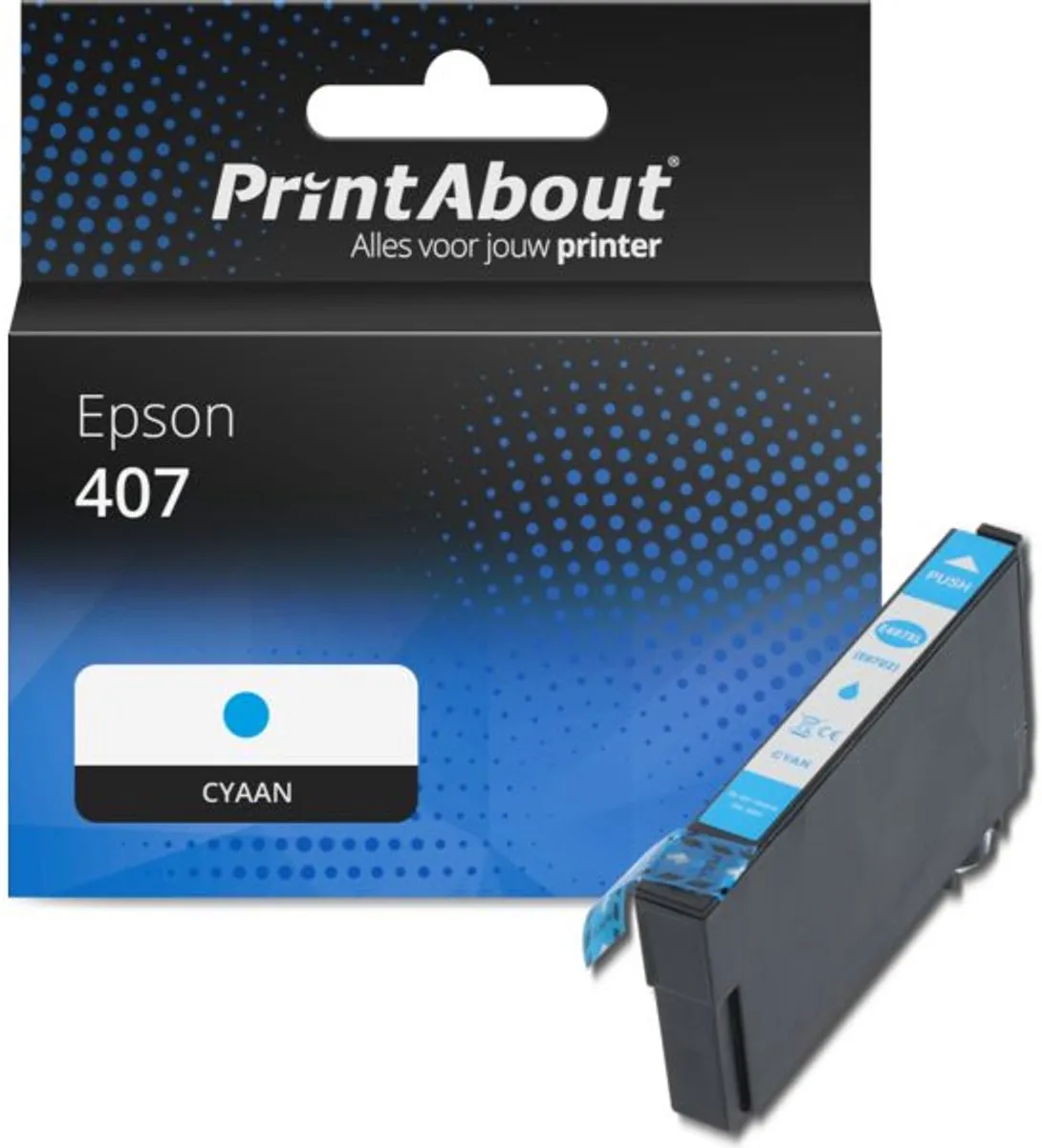 PrintAbout Inktcartridge C13T07U240 Cyaan