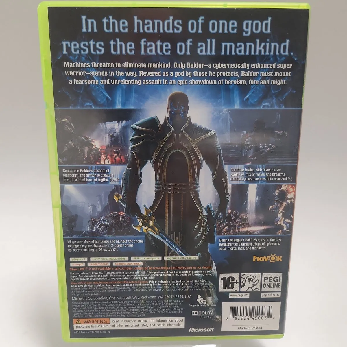 Xbox Too Human - 4 Spelers Online