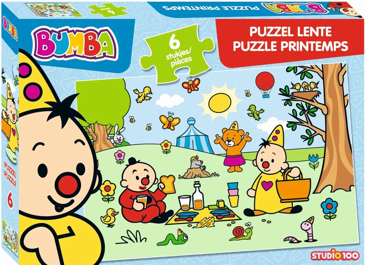 Studio 100 Bumba Puzzel 6 Stuks