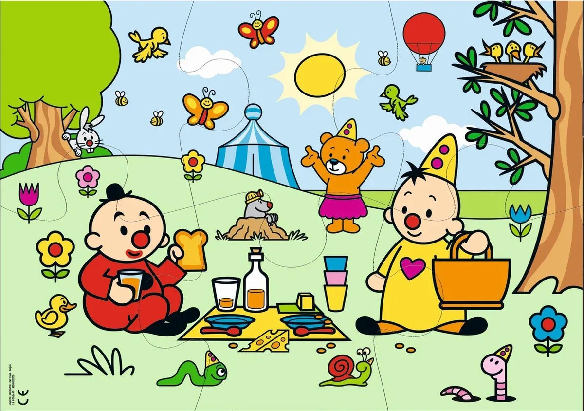 Studio 100 Bumba Puzzel 6 Stuks - Lente