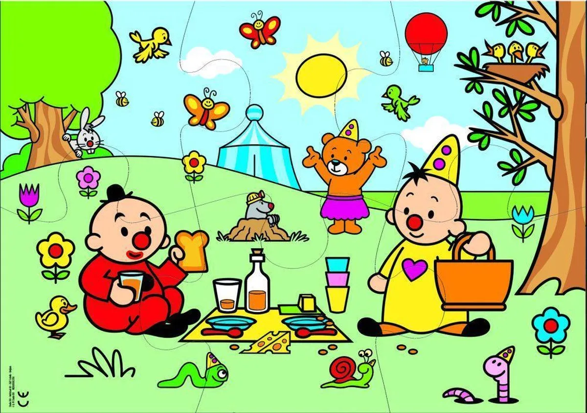 Studio 100 Bumba Puzzel 6 Stuks - Lente