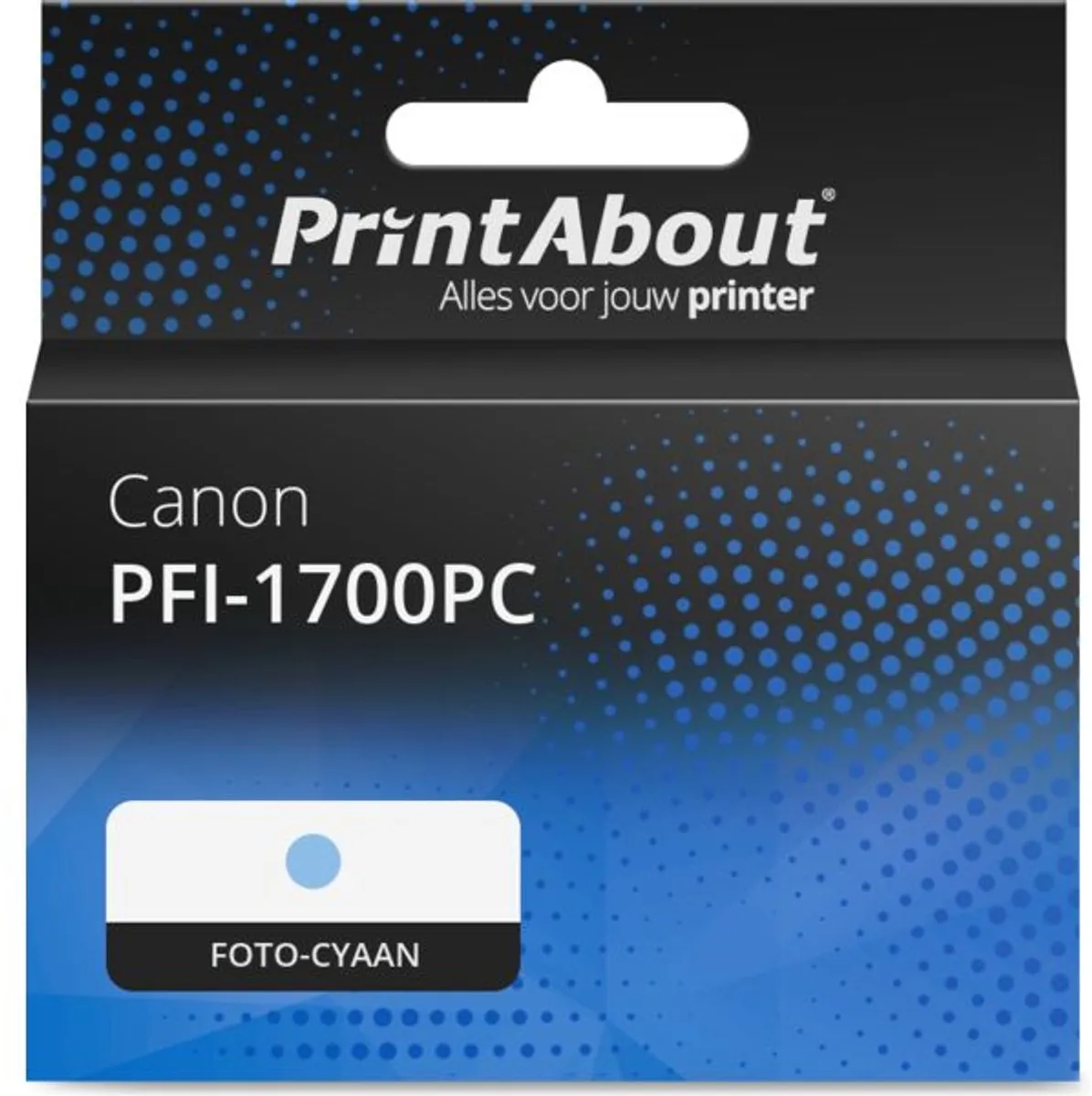 PrintAbout Canon PFI-1700PC Inktcartridge Cyaan 700ml