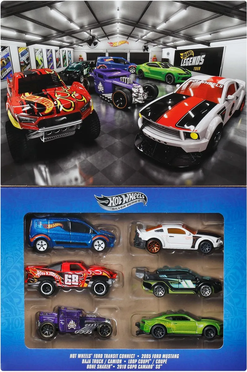 Hot Wheels HW Legends Set JLB24 - 6 Voertuigen