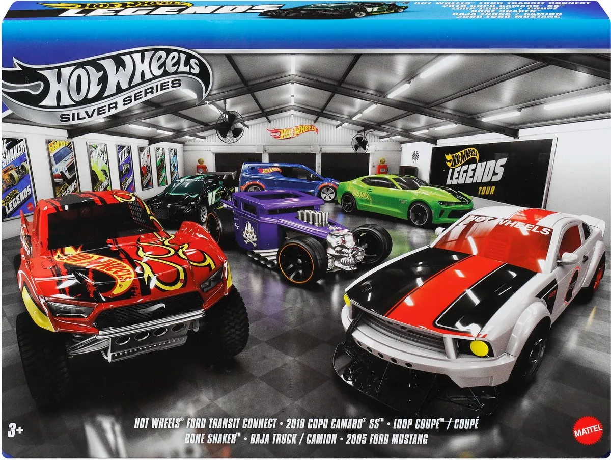 Hot Wheels HW Legends Set JLB24 - 6 Voertuigen