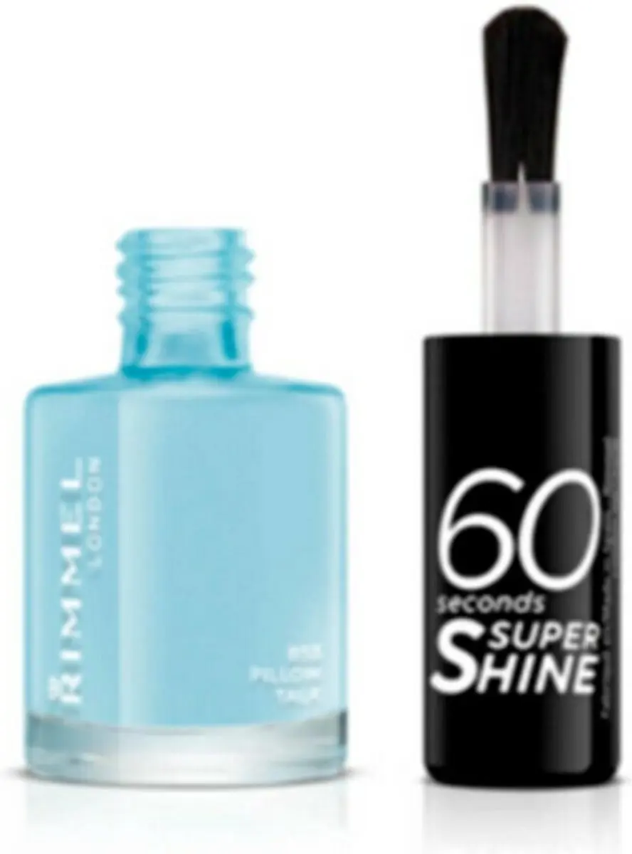 Rimmel London 60 Seconds Supershine Nagellak 853 Pillow Talk - 24ml (3x8ml) - afbeelding 2 van 2
