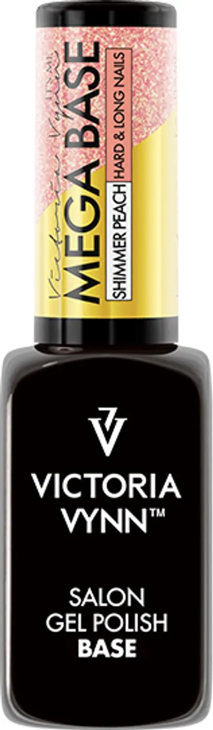 Rubber Mega Base Shimmer Peach 8 ml