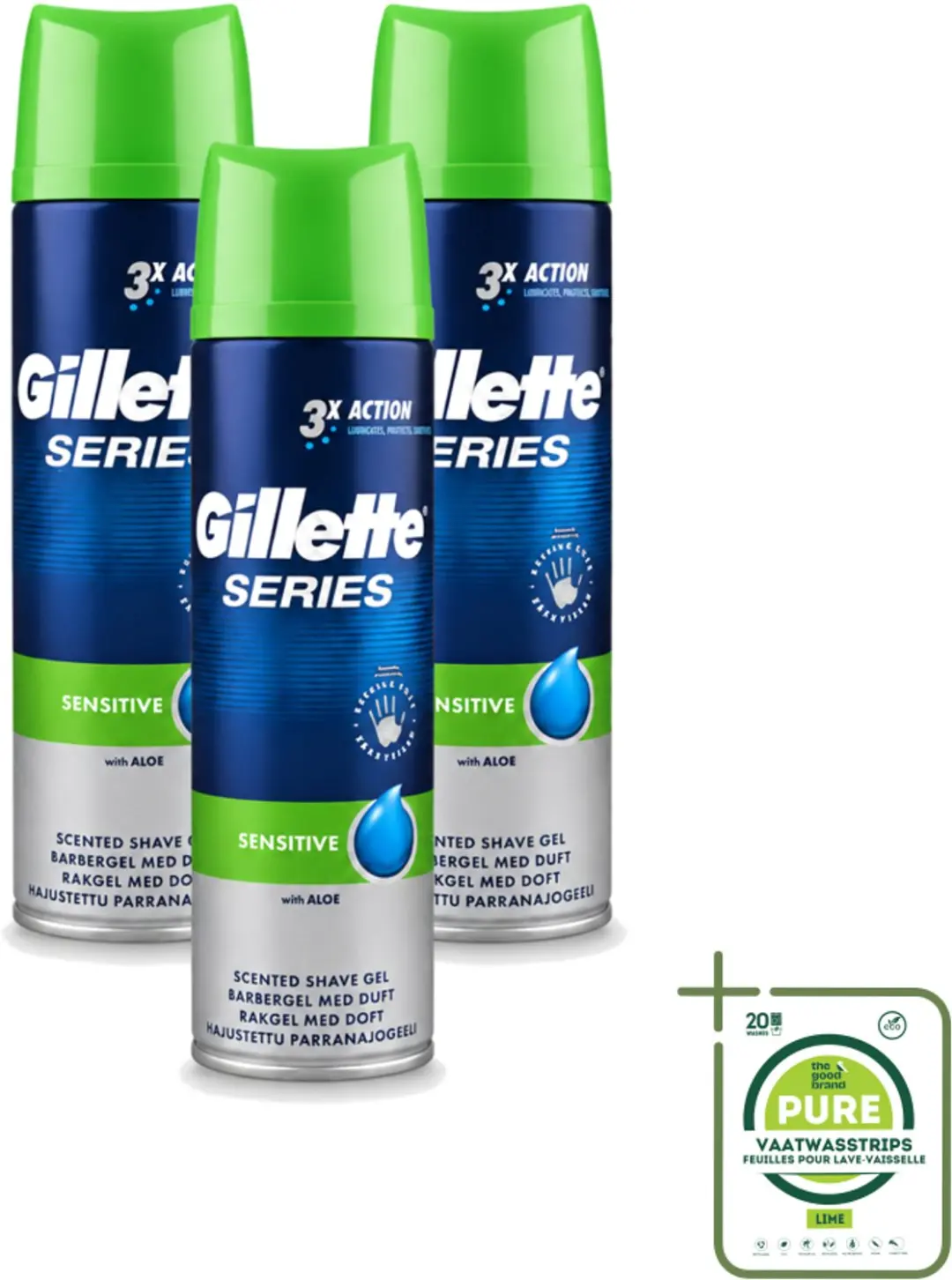 3 x Gillette Series