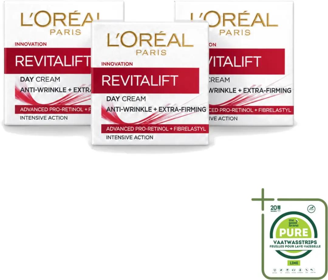 3 x L'Oréal Revitalift 40+