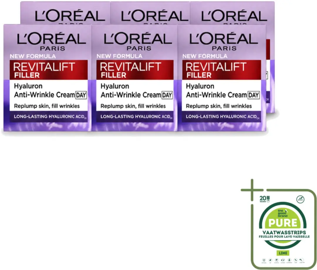 6 x L'Oréal Paris Revitalift Filler