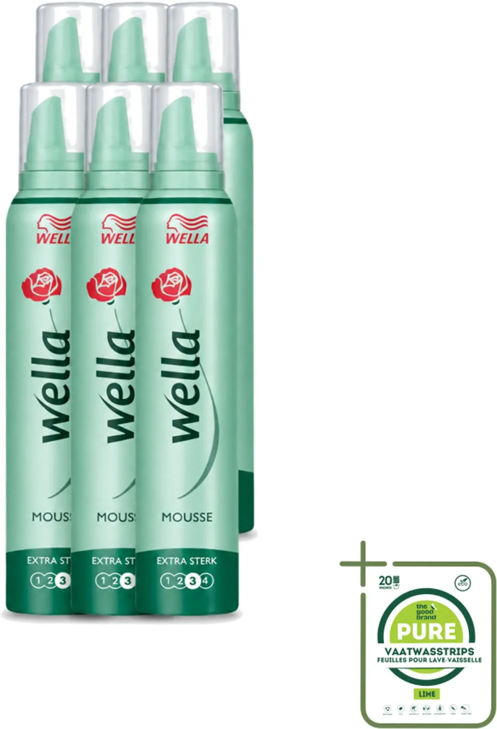 6 x Wella Forte Mousse Extra Strong