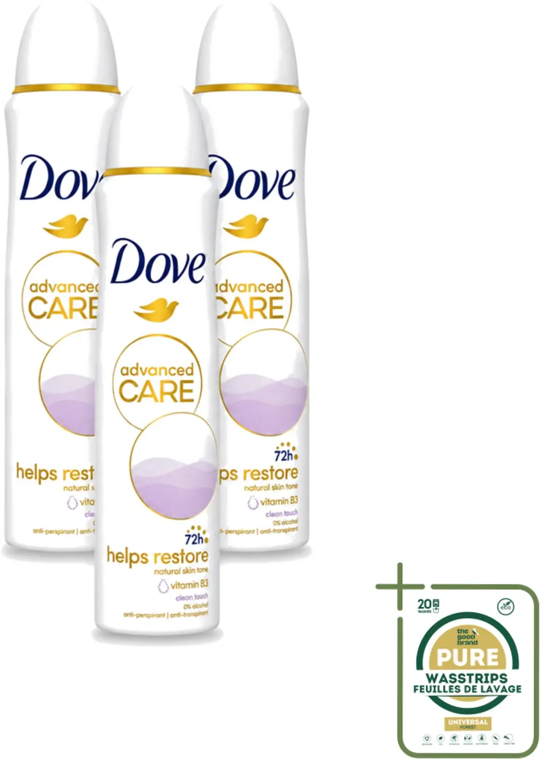 3 x Dove