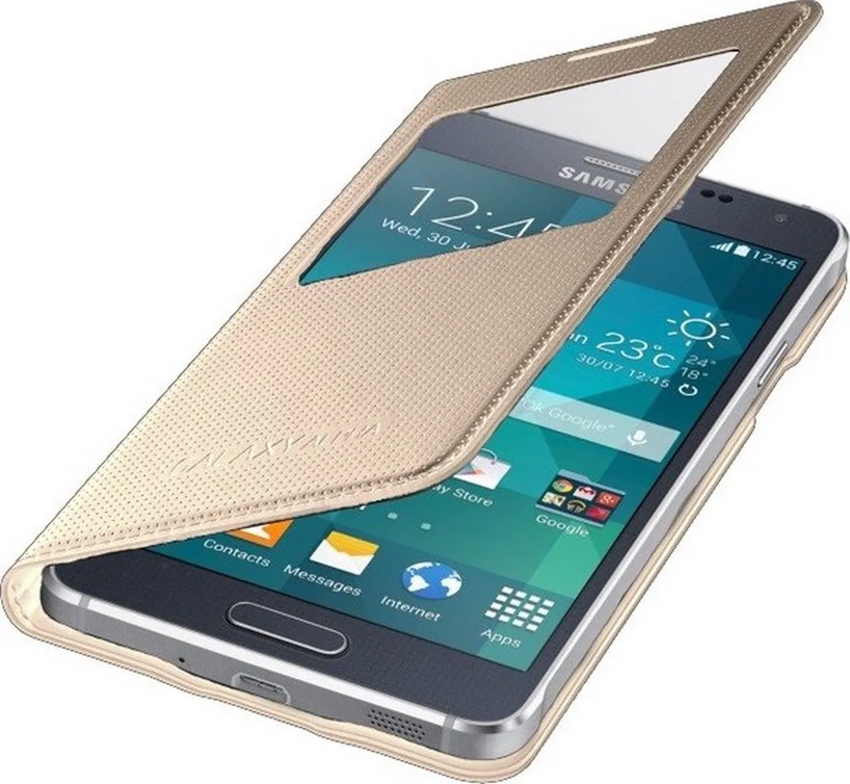 Samsung S-View Cover EF-CG850BFEG - Goud