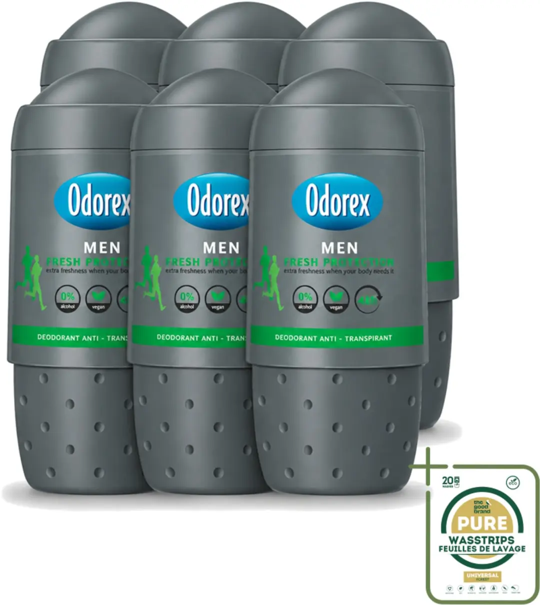 6 x Odorex Men