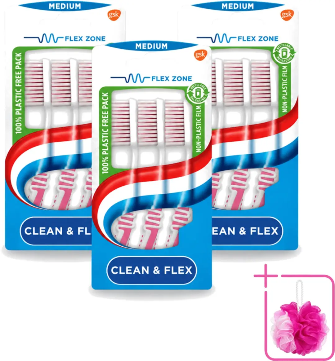 3 x Aquafresh