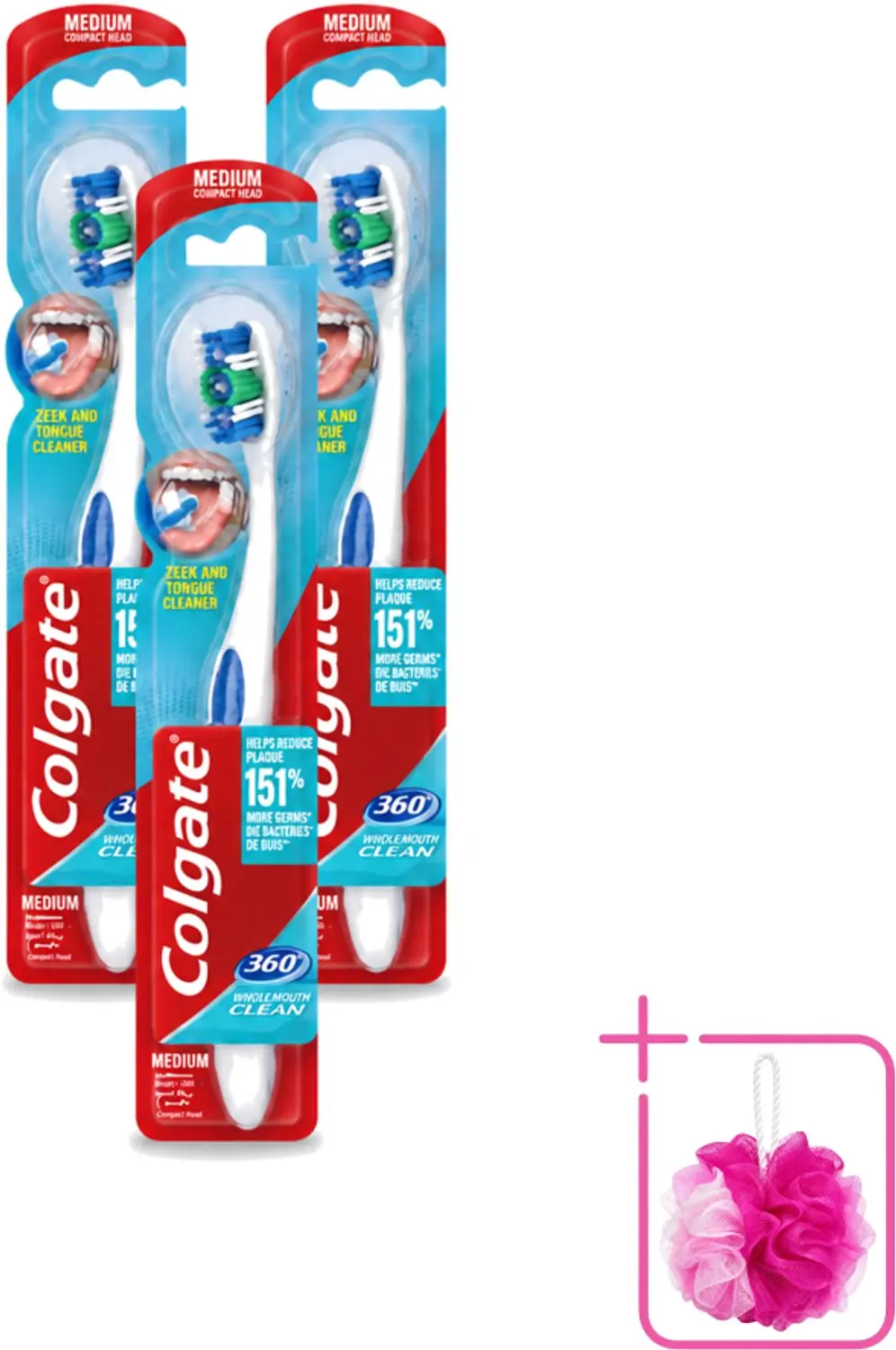 3 x Colgate