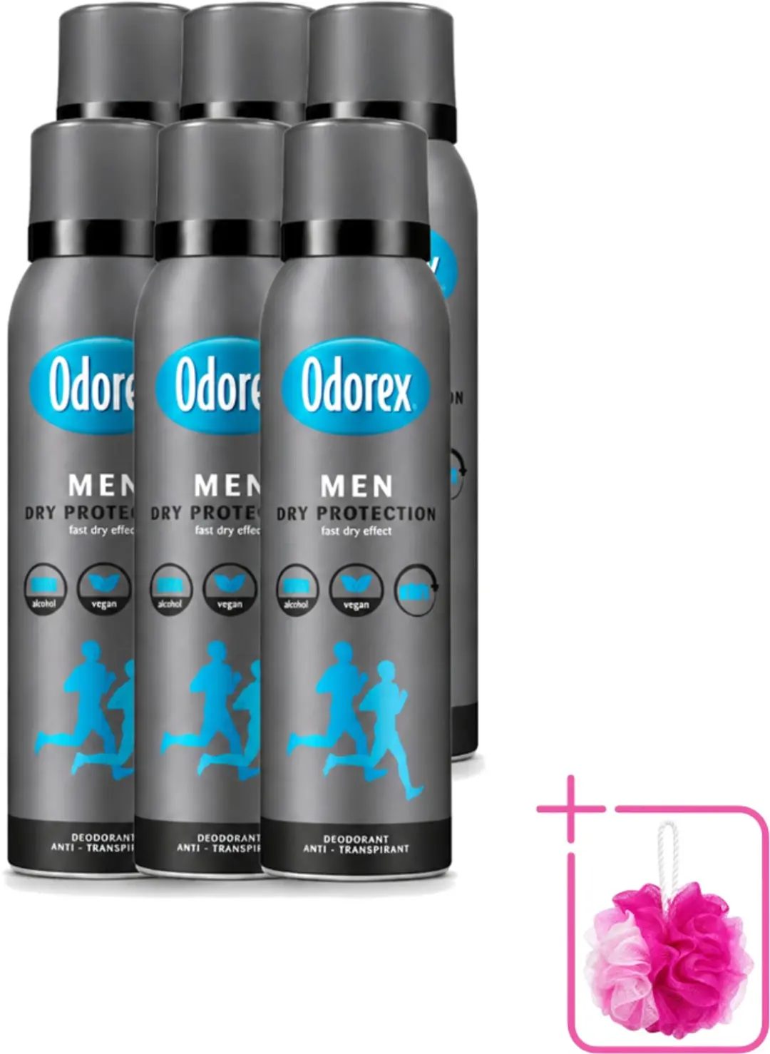 6 x Odorex Men