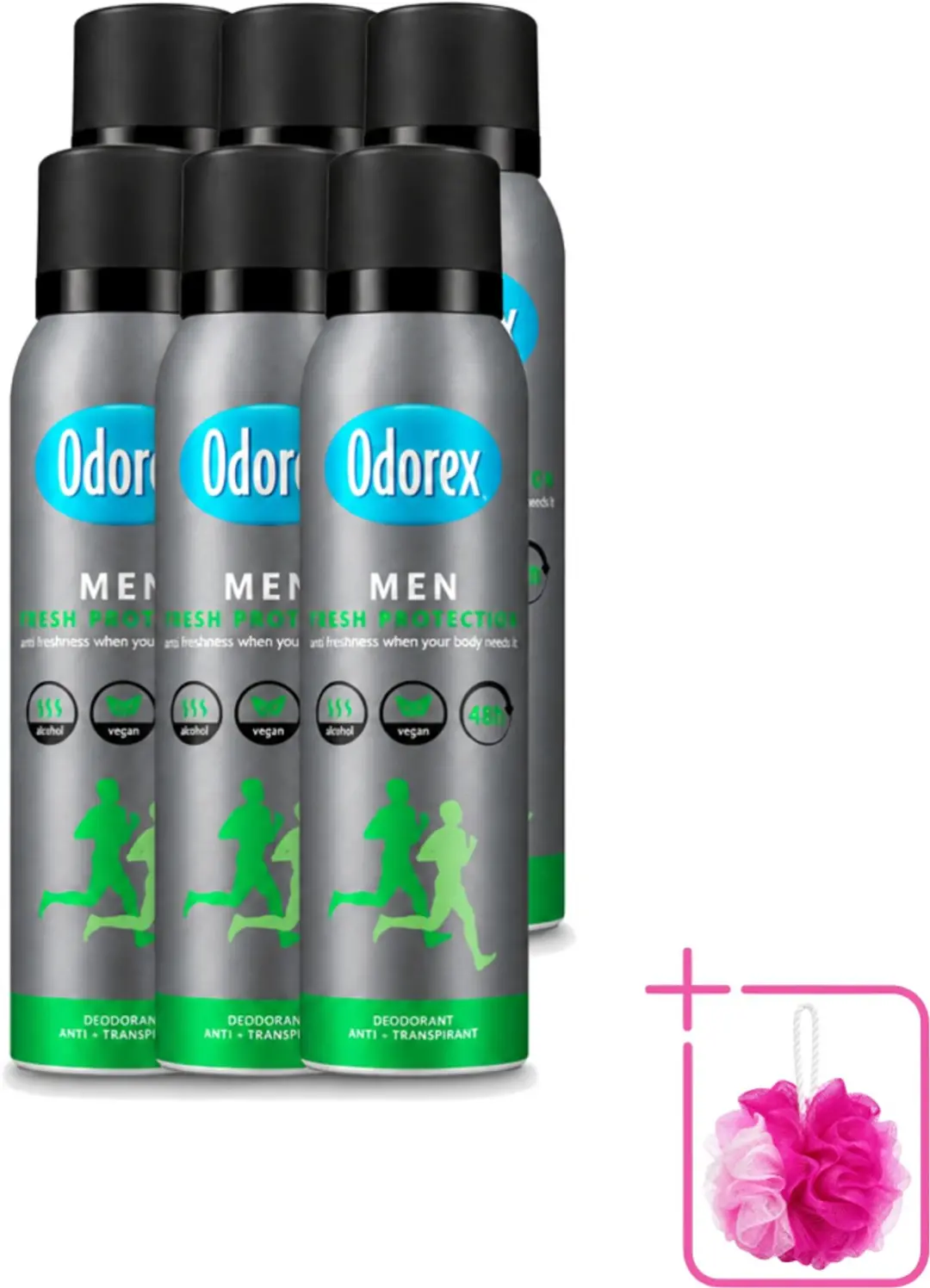 6 x Odorex Men