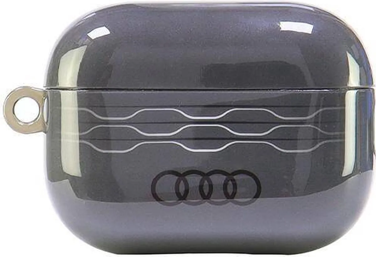 Audi IML Geomatic Pattern AirPods Case - Grijs - afbeelding 5 van 6
