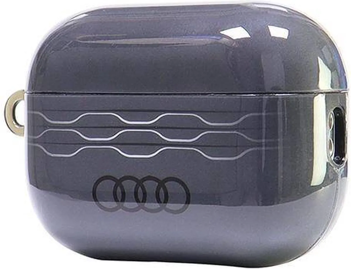 Audi IML Geomatic Pattern AirPods Case - Grijs - afbeelding 2 van 6