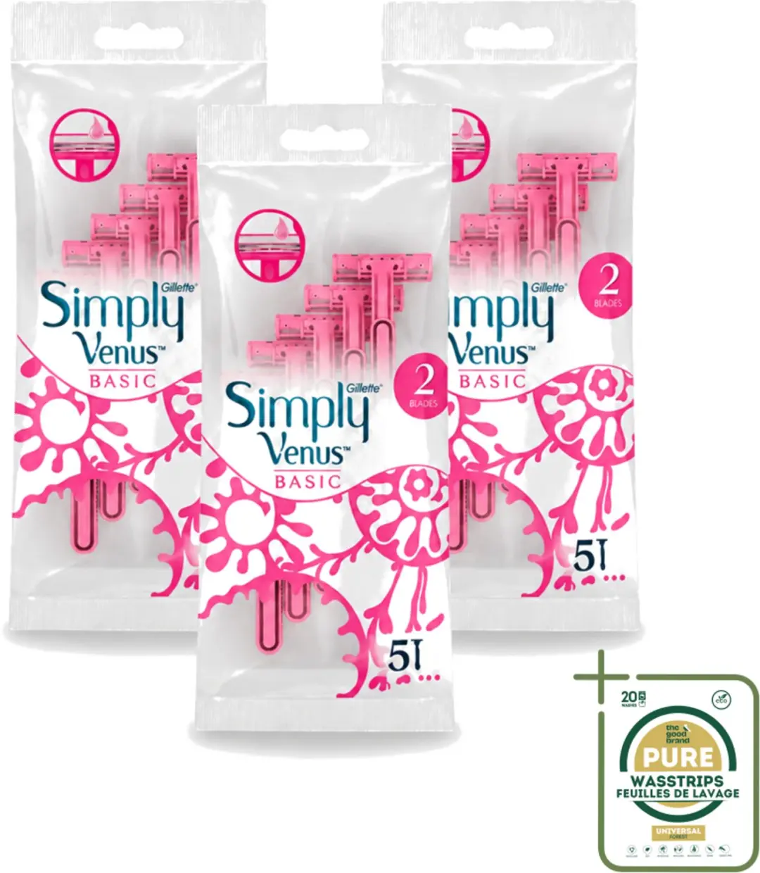 3 x Gillette Simply Venus