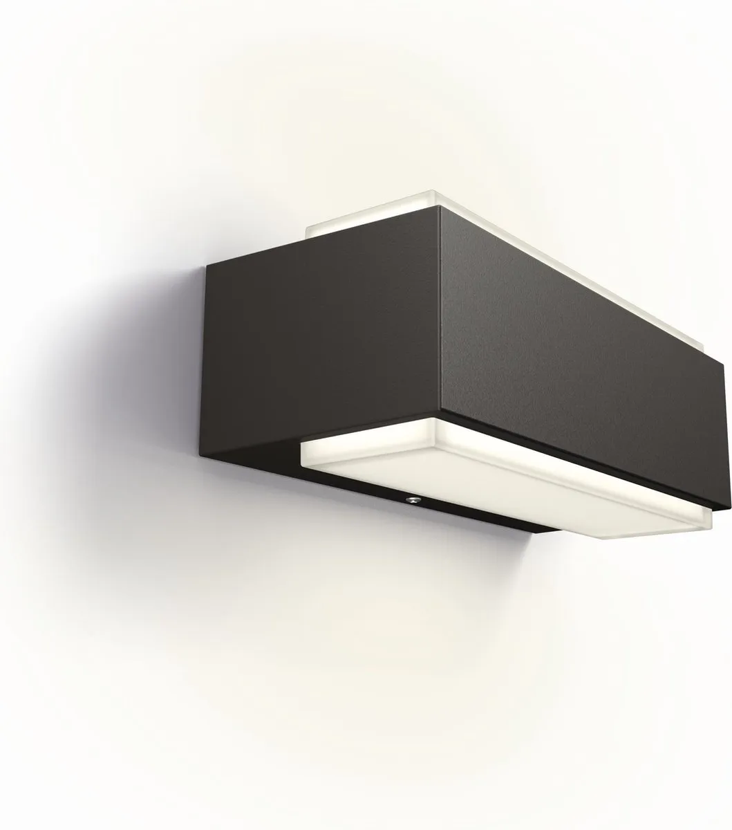 Philips LED Stratosphere Wandlamp 3,8W - Anthraciet - afbeelding 6 van 6