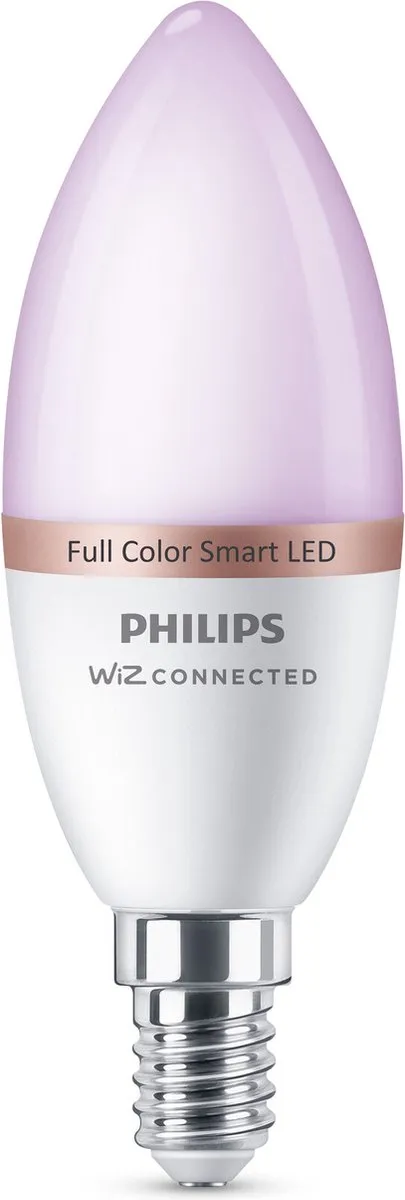 Philips Smart LED E14 5W RGBW Kaarslamp - Mat - 470lm