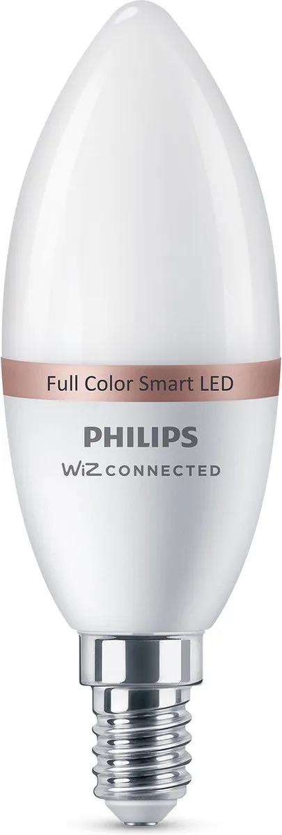 Philips Smart LED E14 5W RGBW Kaarslamp - Mat - 470lm