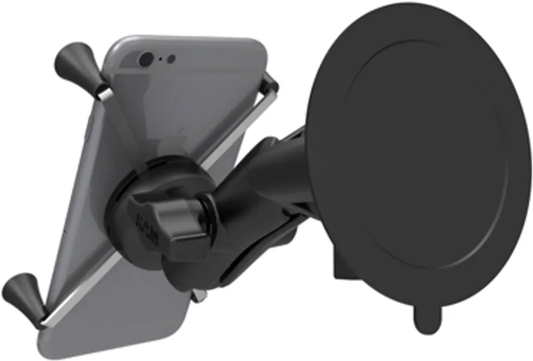 RAM Mounts X-Grip Twist-Lock Telefoonhouder Auto - Groot - Zwart - RAM-B-166-UN10 - afbeelding 3 van 6