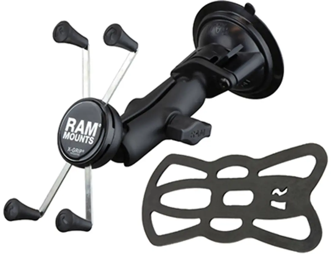 RAM Mounts X-Grip Twist-Lock Telefoonhouder Auto - Groot - Zwart - RAM-B-166-UN10 - afbeelding 2 van 6